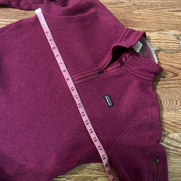 PATAGONIA AMARANTH PINK BETTER SWEATER PULLOVER - Picture 6 of 8